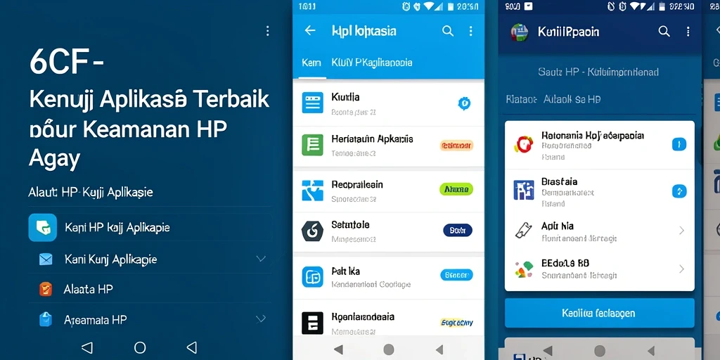 Screenshot antarmuka aplikasi Kunci Aplikasi 6CF yang intuitif dan user-friendly.