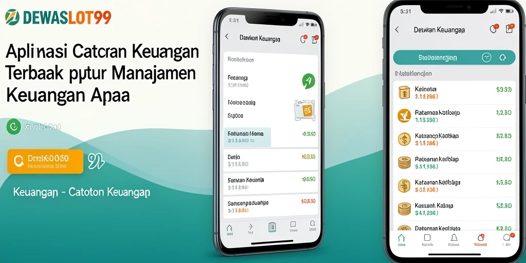 Antarmuka DEWASLOT99 yang bersih dan fungsional untuk Catatan Keuangan.