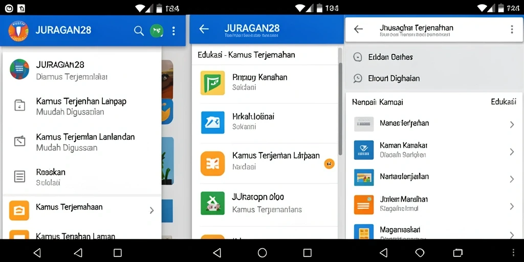 Tampilan antarmuka JURAGAN28 yang user-friendly dan fungsional.