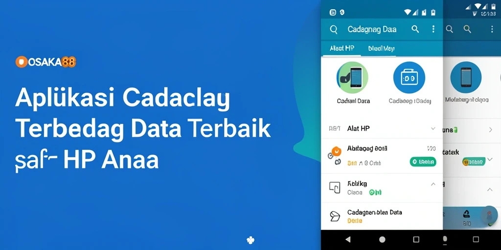 Tampilan antarmuka OSAKA88 untuk cadangan data yang mudah digunakan.