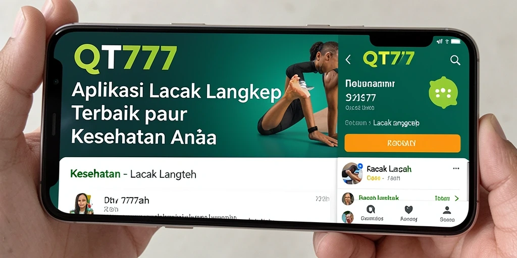 Antarmuka QT777 menampilkan statistik langkah harian dengan jelas dan ringkas.